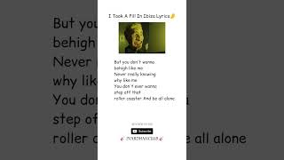 I Took a Pill in Ibiza song lyrics  Mike Posner 🖤 shorts lyricalshorts viral songs [upl. by Nyram]