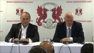 Francesco Becchetti amp Barry Hearn face the media [upl. by Naiviv]