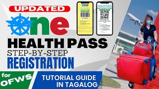 One Health Pass Registration  Easy Guide Tutorial for OFWs  OHP Barcode amp QR code [upl. by Trula]