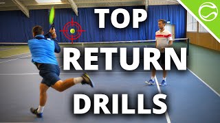 Top 3 Drills For Perfect Return of Serve in Tennis [upl. by Ilenna]