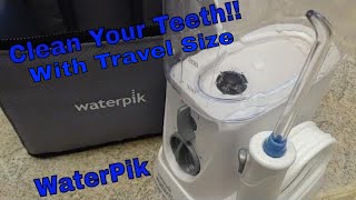 New Travel Size  Waterpik Water Flosser WP310  Must See [upl. by Aeht]