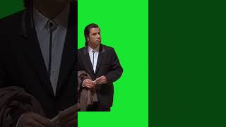 John Travolta Pulp Fiction Meme Green Screen HD [upl. by Morril]