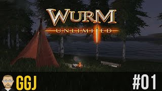 Lets Play Wurm Unlimited Episode 01 The Virgin Lands [upl. by Arimahs]