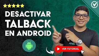 Cómo DESACTIVAR TALKBACK en tu Android  🗣️Apagar la voz que Habla sola 📱 [upl. by Htide]