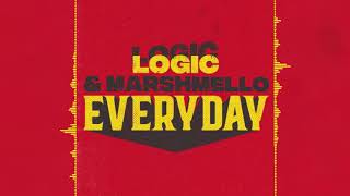 Marshmello amp Logic  EVERYDAY Audio [upl. by Annadroj]