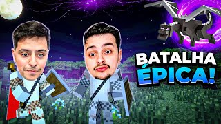 Como DERROTAR o DRAGÃO ENDER  Minecraft ft Gabepeixe [upl. by Elke]