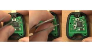 How to change a Citroen or Peugeot key fob case [upl. by Conard135]