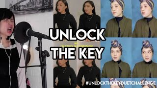 Isyana Sarasvati  UNLOCK THE KEY Duet Challenge  Cynantia Pratita [upl. by Lyrpa]