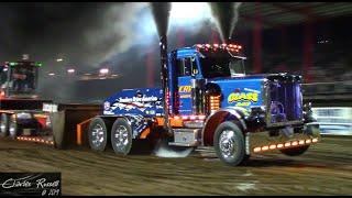 TractorTruckSemi Pulls 2019 Night Of Mayhem USA East [upl. by Kathlene565]