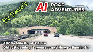 Driving AI 4000 Miles to Ohio Wyoming Tennessee and Home  Day 1 [upl. by Enomas673]