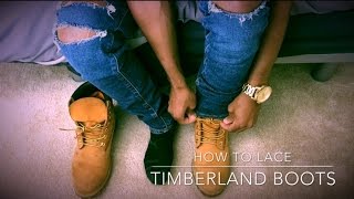 How To Lace Timberland Boots [upl. by Milak]