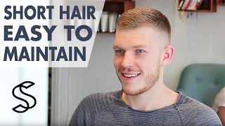 Mens short Hair Inspiration  Easy to Maintain Hairstyle for Men  Slikhaar TV [upl. by Kedezihclem]