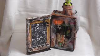 DIY  Apothekerschrank apothecarycabinet Halloween Halloweenbasteln [upl. by Leotie851]