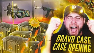 CSGO 50 x Bravo Case Opening FIRE SERPENT TRADE UP [upl. by Brenza]