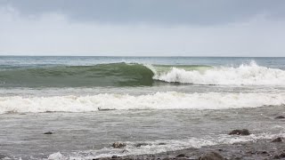 Surf breaks post quake in Kaikōura [upl. by Boylston]