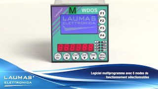 WDOS  indicateur de poids pour montage sur tableau avec double affichage  LAUMAS [upl. by Pfister]