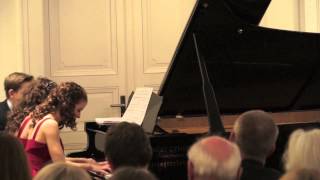 Johannes Brahms Ungarischer Tanz Nr 8 Klavierduo Irina und Silvia Vaterl [upl. by Humph]