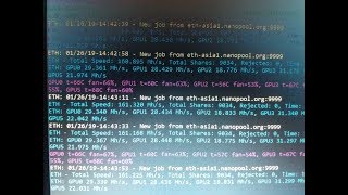 Cara mining Ethereum Eth Hasrate 29 MHs GPU RX 580 windows 10 Miningpool [upl. by Lose795]