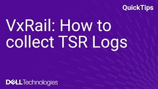 VxRail How to collect TSR Logs on 14G PowerEdge Servers [upl. by Valleau443]