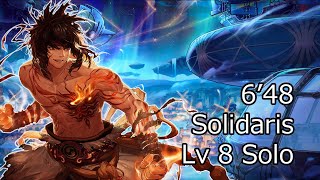 DFO Male Striker Solidaris Exceed Lv8 Solo 648 [upl. by Ullyot]