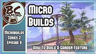 MicroBuilds  Base decore Ideas For No Mans sky  S2EP8  How To Build A Garden Feature [upl. by Yasdnil]