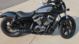 Harley nightster Custom Exhaust [upl. by Einnod318]