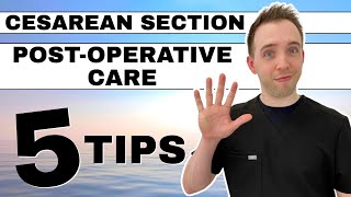 After Cesarean Section Recovery C Section Healing Tips  Post Operative Care Wound Care [upl. by Adyela542]