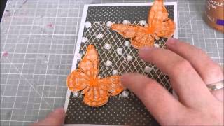 °Tutorial° Leporello Minialbum Schmetterling  Vintage [upl. by Eserrehs]