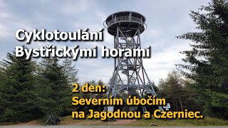 Cyklotoulání Bystřickými horami  2 den Severní úbočí na Jagodnou a Czerniec [upl. by Sile178]