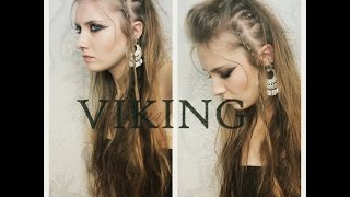 VIKING INSPIRED HAIR amp MAKEUP [upl. by Emia]