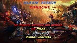 KARAOKE AÑOS  FAGNER amp MERCEDES SOSA [upl. by Akenihs]