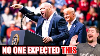 Dana White TAKES OVER Trump rally what happens next is unbelievable [upl. by Erialcyram179]