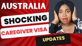 AUSTRALIA CAREGIVER VISA AGECARE VISA LATEST UPDATE The truth you dont want to hear [upl. by Tnomed]