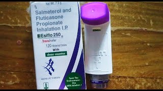 Esiflo 250 Transhaler Esiflo 250 Transhaler uses in hindi inhaler अस्थमा के लिए एजीफ इन्हेलर [upl. by Weisburgh]