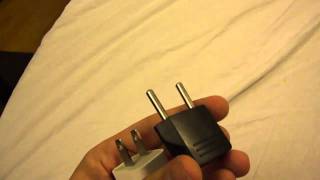 How to switch a power adapter plug style American and European [upl. by Ennalyrehc609]