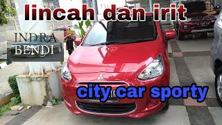 Review Mobil Bekas Mitsubishi Mirage GLX manual th 2016 [upl. by Greenes]