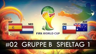 FIFA WM 2014 — Spieltag 1 GrB — ESPNED amp CHIAUS [upl. by Alehs979]