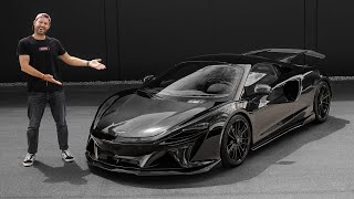 Novitec McLaren Artura 735hp new exhaust system and a monstrous rear wing  The Supercar Diaries [upl. by Grail]