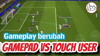 eFootball 2025 Mobile  PVP Gamepad Versus Touch User  Gerakan Bertahan Jadi Berat di Lapangan 🎮⚽ [upl. by Esyned565]