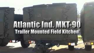 Atlantic Industries MKT90 Trailer Mounted Field Kitchen on GovLiquidationcom [upl. by Ardnasal]