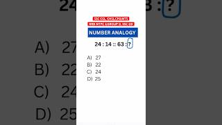 SSC CGL 2024 SSC GD RRB NTPC  reasoning analogy  reasoning analogy tricks shorts analogy [upl. by Innavoeg]