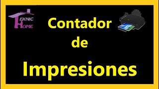 🧮 Contador de Impresiones  🖨️ Impresoras EPSON  Fácil y Rápido  2023 [upl. by Jason]