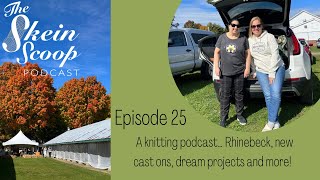 The Skein Scoop  Ep 25  A knitting podcast… Rhinebeck new cast ons dream projects and more [upl. by Xymenes]