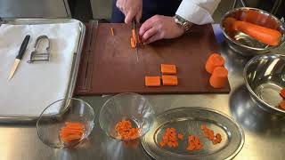 Classic Vegetable Cuts Know the Basics [upl. by Lowrie]