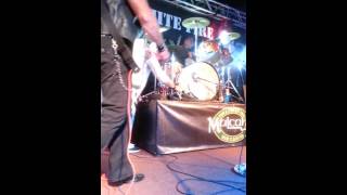 20160716 WHITE FIRE  Mulcahys Pub Wantagh NY with Vic Ciappa on drums doing Dirty Deeds [upl. by Cazzie]