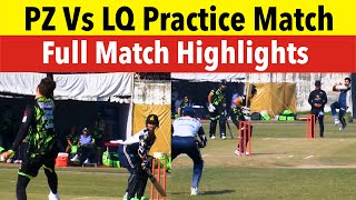 Peshawar Zalmi Vs Lahore Qalandars Practice Match Highlights [upl. by Izaak670]