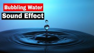 Bubbling Water Sound Effect for download [upl. by Ahsemac]