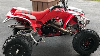 PROJECT 250R Start To Finish Honda TRX250R 2 stroke race quad [upl. by Anastice]