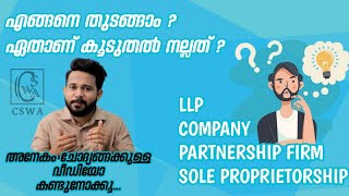 ബിസിനസ്സ് രജിസ്റ്റർ ചെയ്യുന്നതിന് മുൻപ് എന്തെല്ലാം ശ്രദ്ധിക്കണം  BUSINESS REGISTRATIONS IN INDIA [upl. by Airetnohs]