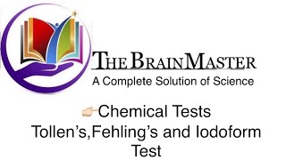 Chemical Test  Tollen’s Fehling’s and Iodoform Tests  Class XII [upl. by Halas]